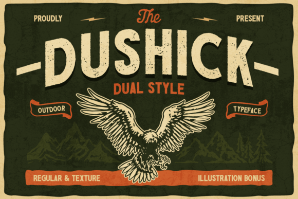 Dushick: A Bold Typeface for Adventure-Driven Design