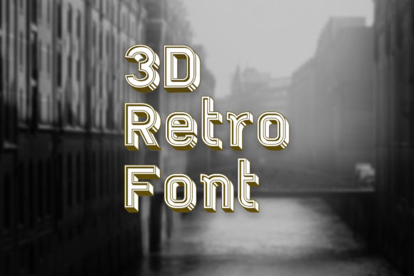 Exploring the Bold Dimension of 3d Retro Typography