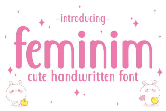 Feminim: A Display Font for Elegant and Friendly Designs