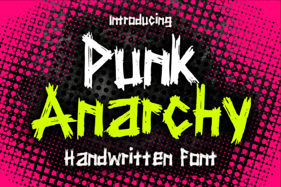 Punk Anarchy: The Display Typeface for Bold Visual Statements