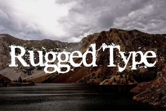 Rugged Type: A Display Font with Vintage Soul